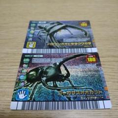 甲虫王者ムシキング コーカサスオオカブト パラワンオオヒラタ