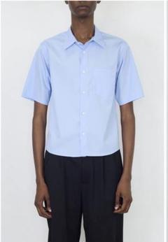 NTRUL SLIM HALF SLEEVE SHIRT LIGHT BLUE