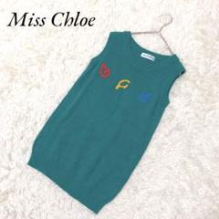 美品 Miss Chloe ミス クロエ ニット ノースリーブ L クルー