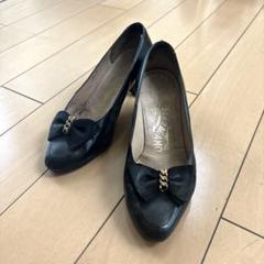 訳ありフェラガモSalvatore Ferragamo パンプス　黒51/2