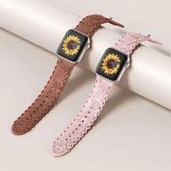 アップルウォッチ バンド 41mm 40mm 38mm レース ひまわり