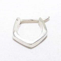 シルバー 925 ピアス 片耳用 フープピアス