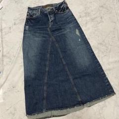 レア Genuine Vintage Goa デニムスカート セルビッチ