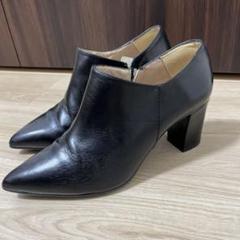 MARIAN マリアン 38 ブラック ジップブーツ ショートブーツ　黒 MARIAN マリアン 38 ブラック ジップブーツ ショートブーツ黒