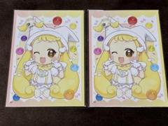 おジャ魔女どれみ巻機山ハナパジャマパーティー缶バッジ　ポストカード　グラフアート おジャ魔女ドッカ～ン! CDくらぶ その1::キャラクター・ミニ