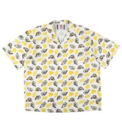 SON OF THE CHEESE - Emblem Aloha Shirt / WHITE / オープン