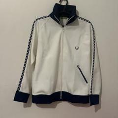 日本初の FRED PERRY】トラックジャケット チェック ブルー ホワイト トップス