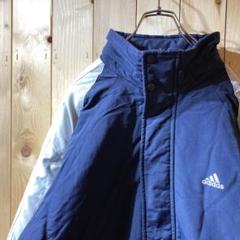 ss4098 アディダス adidas 中綿入り ナイロンジャケット 紺 O