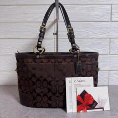 No.818 COACH コーチ 11237 シグネチャー ハンド バッグ