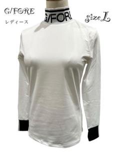 新入荷 G/FORE韓国ジーフォアレディースハイネック sizeL ホワイト レディースウェア