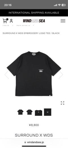 ウィンダンシー　wind and sea SURROUND Tシャツ