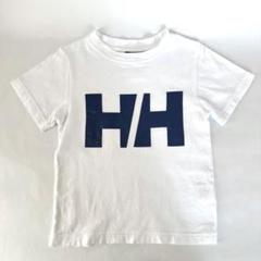 ヘリーハンセン キッズTシャツ 100 白 HH ロゴ 半袖