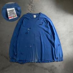 90s“万国旗“adidas“USA製”XXL”襤褸“long”t-shirt