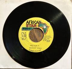 ANTHONY SINGH "NEW WORLD ''レゲエ7inchレコード