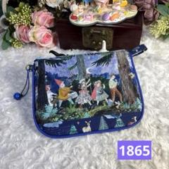 小物入れ・サニタリーケース・コスメハンドメイドポーチ＊1865森の中の音楽祭