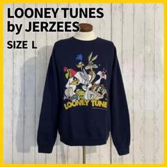 レア90s古着◯ルーニーテューンズ刺繍スウェットトパーカー レディース2XL VINTAGE（ヴィンテージ）の「【ヴィンテージ古着】90's LOONEY