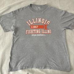 US古着 Illinois Fighting Illini カレッジ　Tシャツ