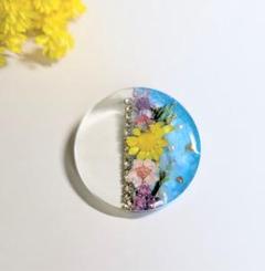 ハンドメイド　ドライフラワーヘアゴム　アクセサリー