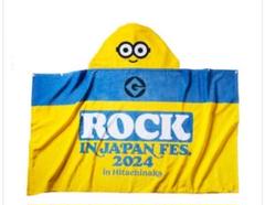 未開封・未使用/ロッキン2024 ミニオンフード付きタオル ロッキン 2024 ミニオンフード付きタオル - メルカリ