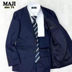 極美品✨MAJI × MASATOMO✨3ピース✨スーツ✨タスマニア製生地✨黒 MAJI MASATOMO マージマサトモ ベスト付きシングルスーツ - メルカリ