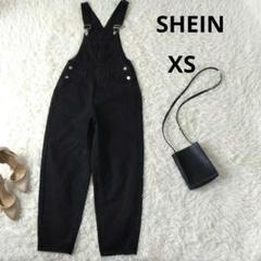SHEIN デニムサロペット オーバーオール ブラック XSサイズ