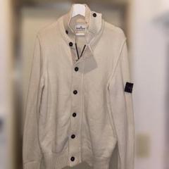 Stone  カーディガン オフホワイト サイズL コンパスバッジ Stone Island カーディガン オフホワイト サイズL コンパス
