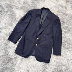 『aquascutum』アクアスキュータム　テーラードジャケット　ネイビー(M)