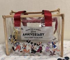 ディズニーストア25周年　チップ＆デール　ミニタオル　バッグ　チャーム4点セット ディズニーストア 25周年 ミニタオル ハンカチ チップとデール