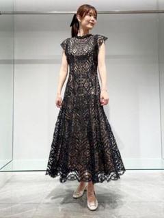 【極美品✨️】CELFORD オリジナルリボンメッシュレーススカート ブラック CELFORD｜リボンレーススカート