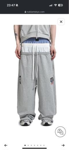 Project G/R 3 layered sweat pantsグレーサイズ1 - メルカリ
