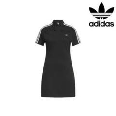 新品 アディダス 中国限定 チャイナ ワンピース Sサ 黑色 正規品即発】中国 上海adidas ワンピース チャイナドレス S