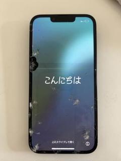 Apple iPhone 14 ブラック 本体　128GB 画面割れ