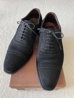 MEERMIN セミブローグ スエード黒のサムネイル