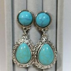 インディアンジュエリー　ターコイズ　ピアス　ハンドメイド 楽天市場】インディアンジュエリー ナバホ族 Elouise Kee