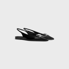 CELINEアルマ トリオンフ スリングバック フラット グロッシー