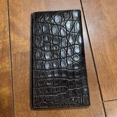 Ermenegildo Zegna クロコダイルレザー ブラウン長財布