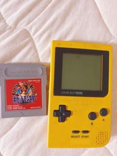 ゲームボーイ ポケット イエロー ポケモン赤付き