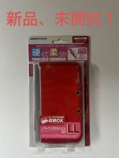 3DSLL ソフトクリスタルシェル 3D LL クリアレッド NINTENDO