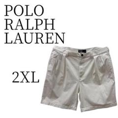 ポロ　ラルフローレン 白 ショートパンツ 2XL(3L)