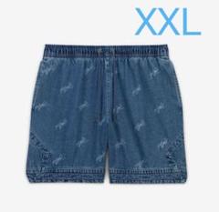 美品 ナイキ ジョーダン ショートパンツ デニム プリント レディース M org.jpg