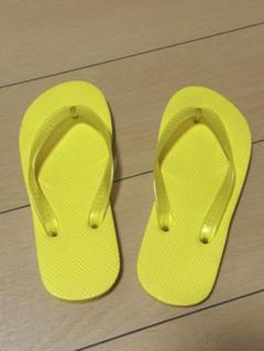 ビーチサンダル　黄色　イエロー