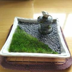ジオラマ　ハンドメイド　和風庭園のサムネイル