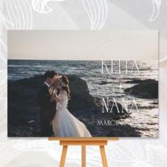 ウェルカムボード　パネル　結婚式　ウェルカムスペース　受付装飾　80