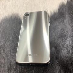 新品iPhone XR ケース 頑丈 透明 シルバー シンプル スマホ アイホン
