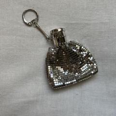VINTAGE USA製 ホワイティング＆デイビス メタルビーズ2wayバッグ Whiting&Davis】Metallic chain mini bag（ハンドバッグ