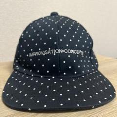 【美品】UNDERCOVERキャップ ドット柄 ネイビー