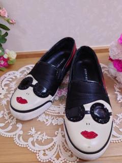 [新品未使用] alice + olivia アリスオリビア フラットシューズ Alice+Olivia（靴/シューズ ・ ホワイト/白色系）のフリマ