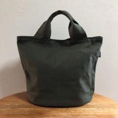 帆布バケットトートバッグ(カーキ)