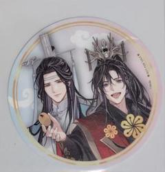 魔道祖師五周年記念展グリッターカンバッジ缶バッジ家紋チャーム江澄