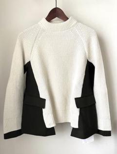 新品未使用★sacai ニット★ドッキングセーター 新品未使用☆sacai ニット☆ドッキングセーター